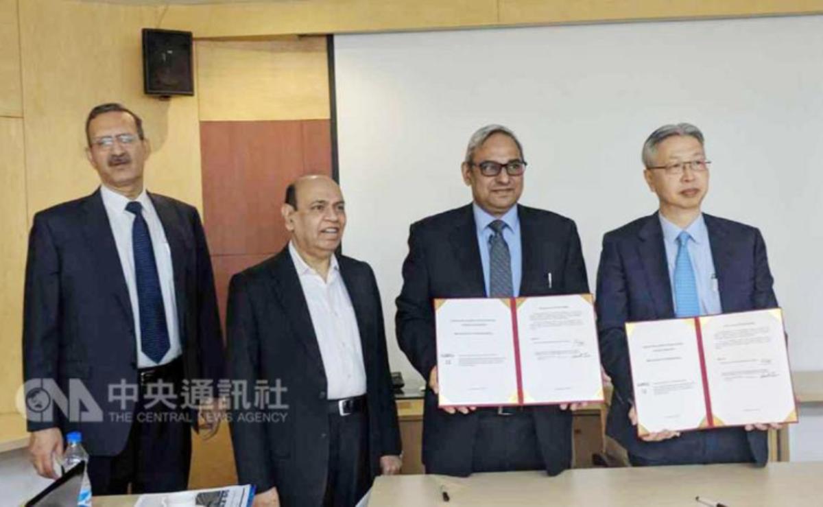 Memorandum of Understanding for Cooperation in the field of green energy between Taiwan and India[Central Daily News]