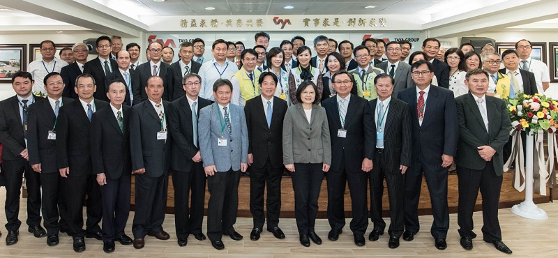 President Tsai Ing-Wen Acknowledged Ta Ya Group's Green Ambition and Business Transformation Efforts