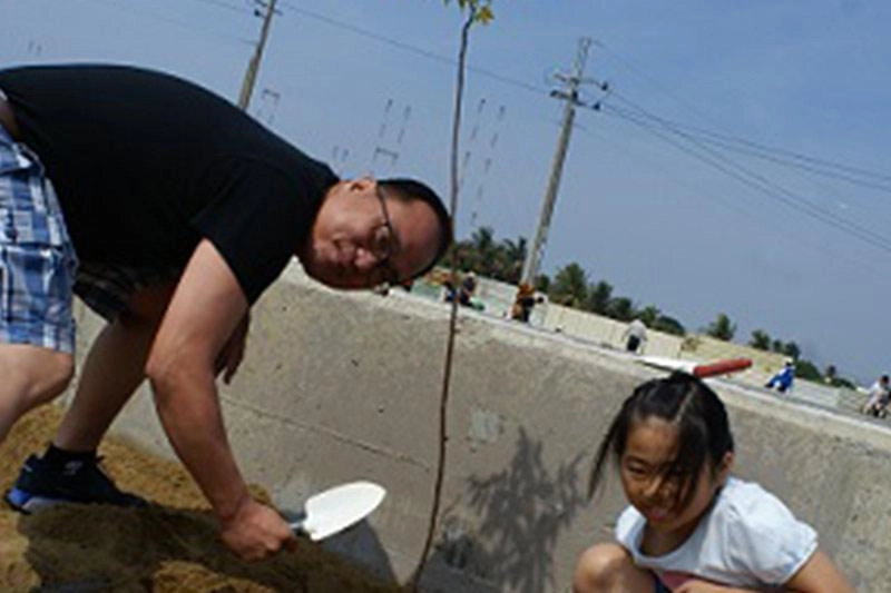 大亞電纜集團員工家庭日　植楝樹護台江