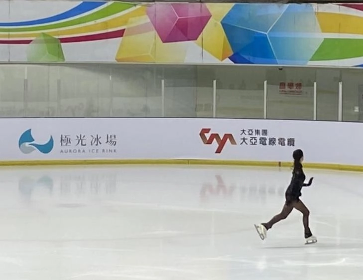 大亞在運動場上的身影｜2023全國花式滑冰錦標賽